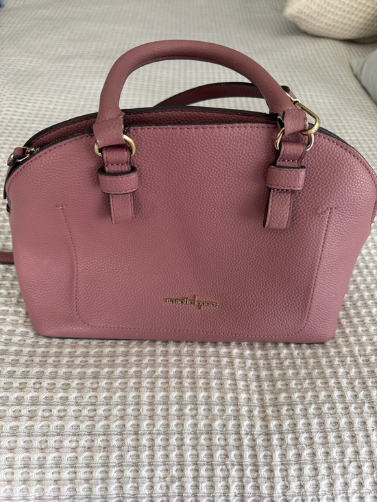 Nanette Lepore Handbags - Nanette Lepore Mauve Pink Pebbled Leather Satchel